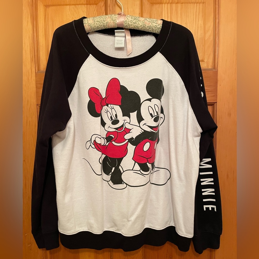 Disney Mickey Mouse and Minnie Mouse Sweatshirt
